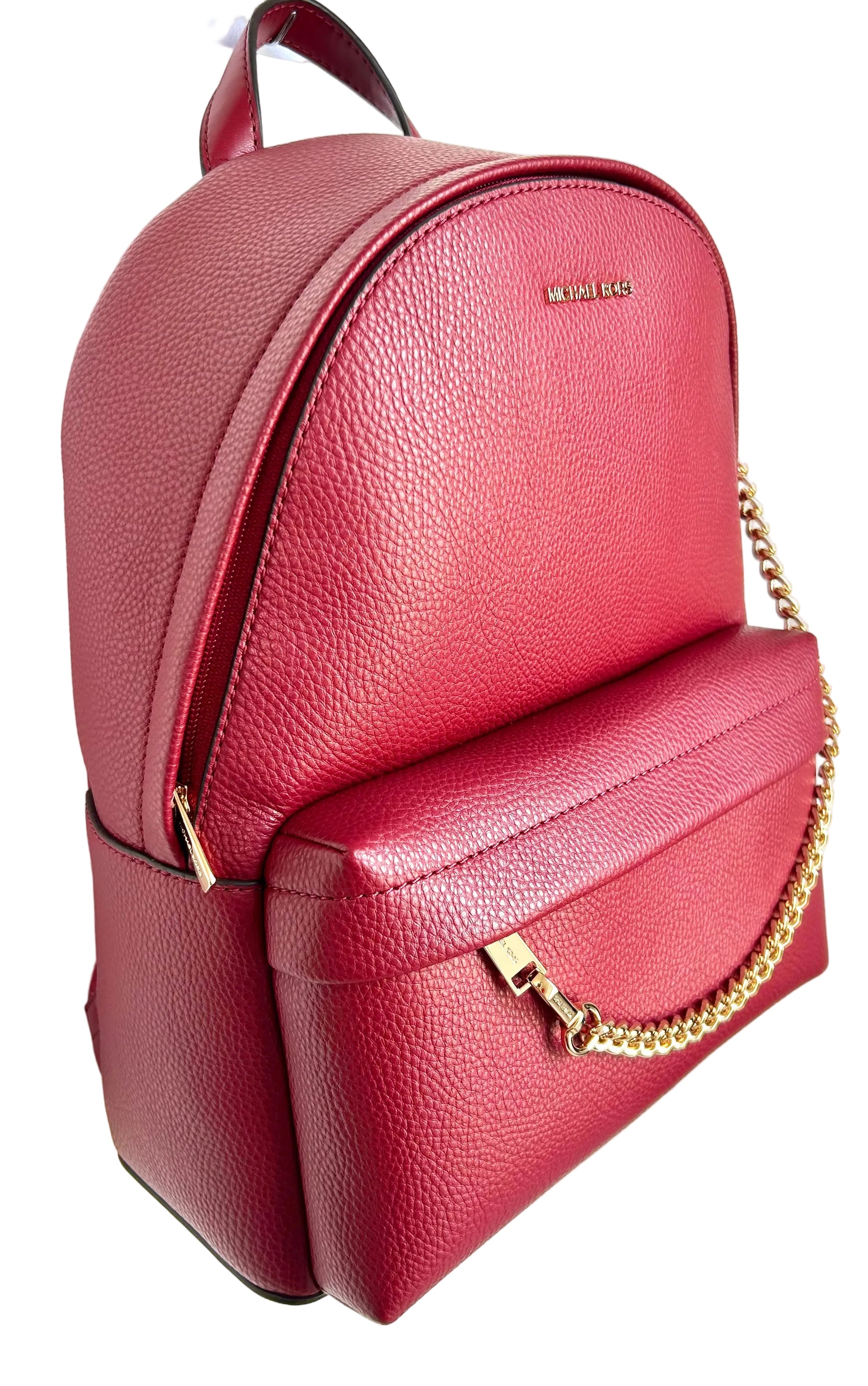 Michael Kors Slater Medium Backpack Cherry