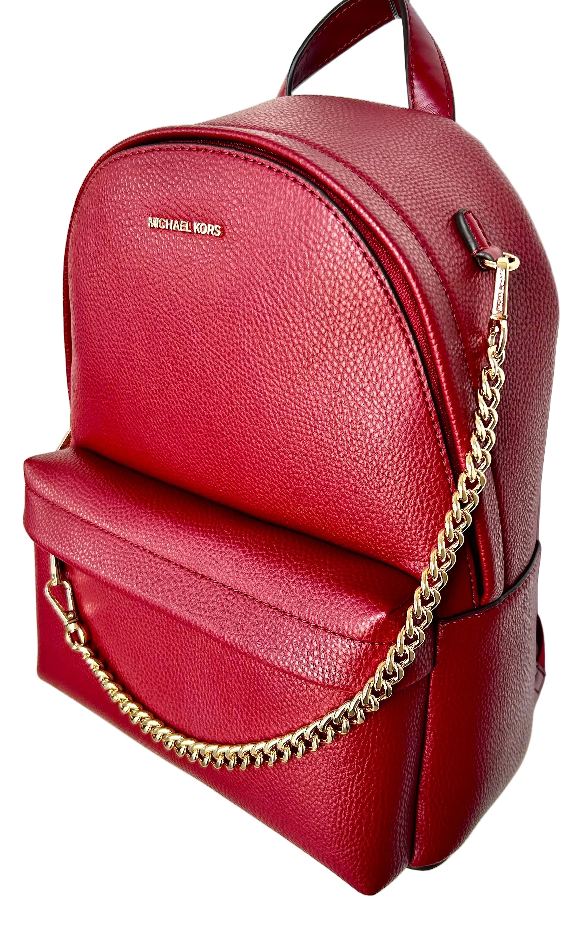Michael Kors Slater Medium Backpack Cherry