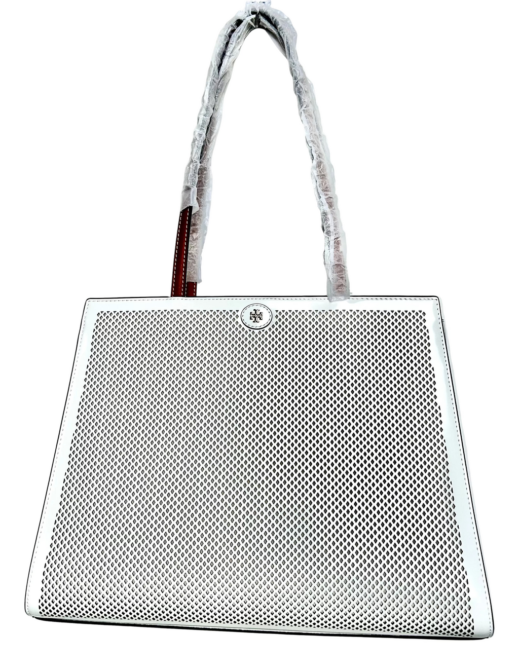 Tory Burch Emerson White leather Work Tote