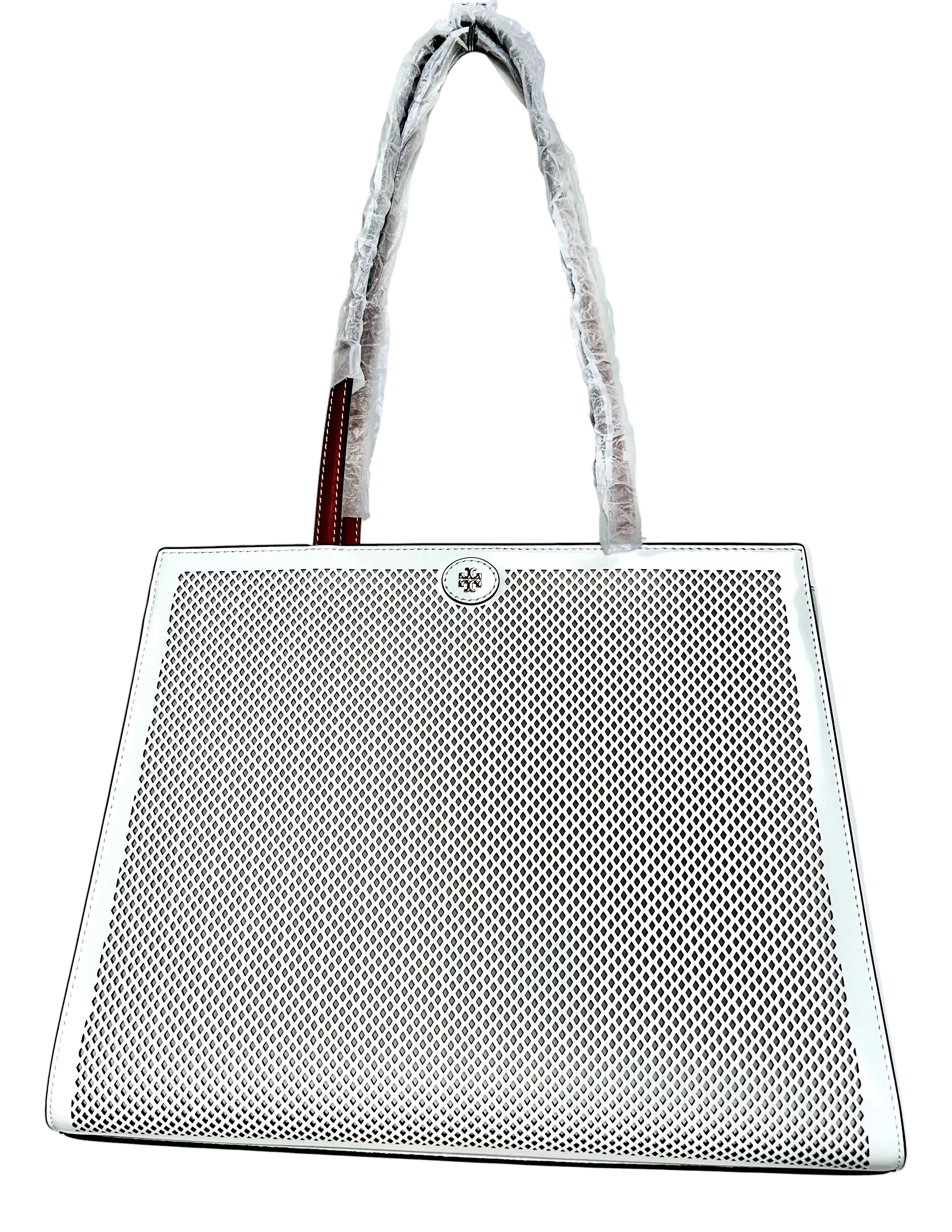 Tory Burch Emerson White leather Work Tote