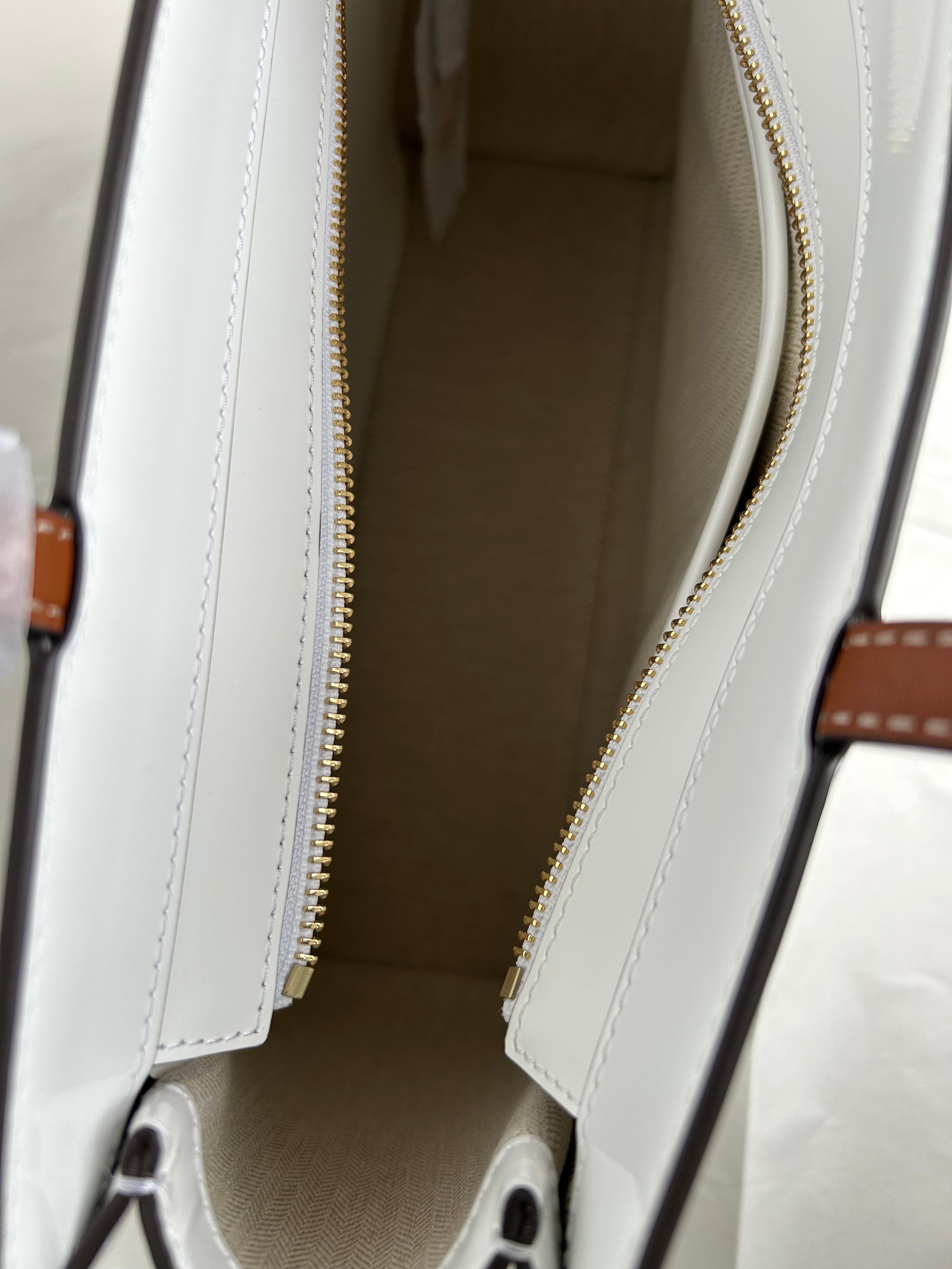 Tory Burch Emerson White leather Work Tote