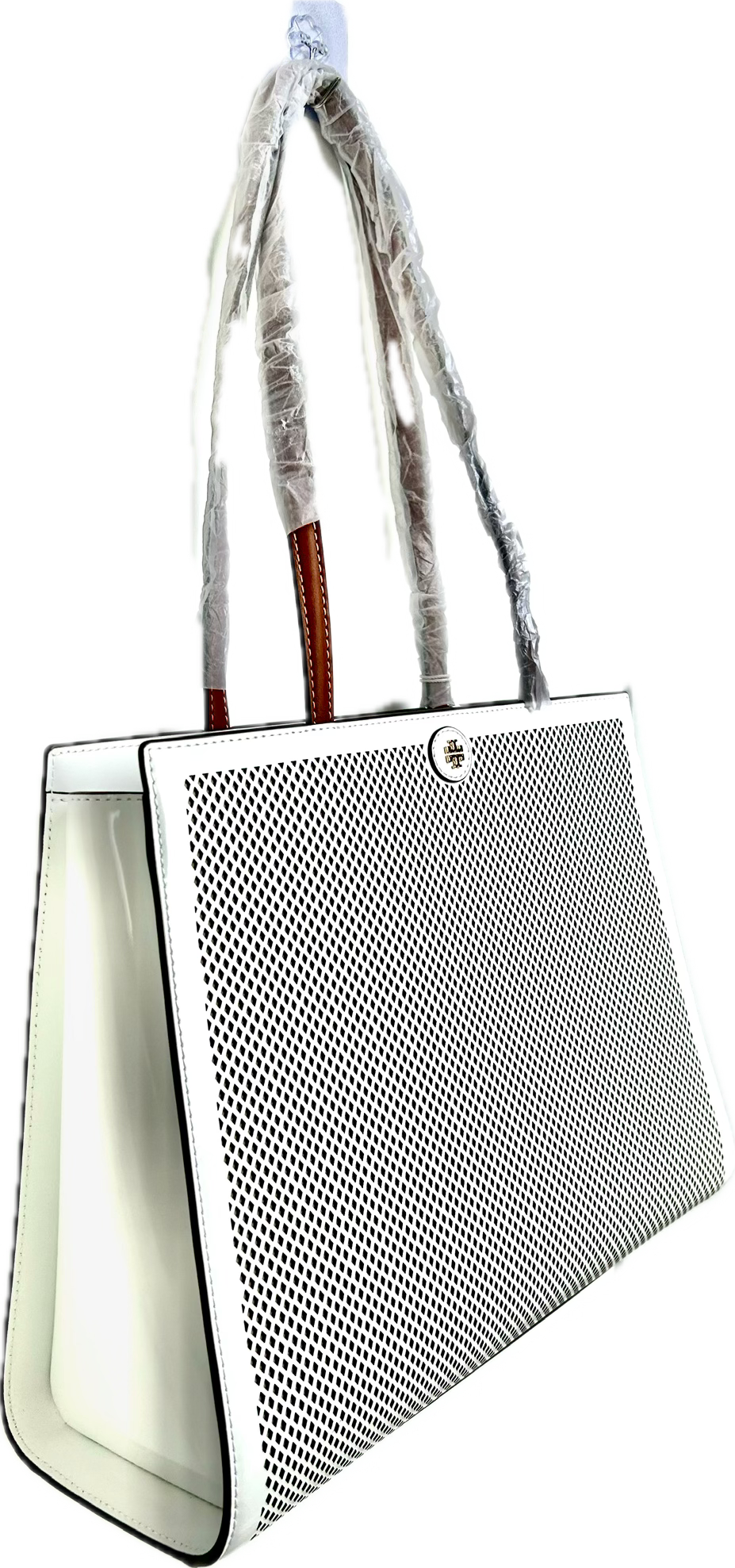Tory Burch Emerson White leather Work Tote